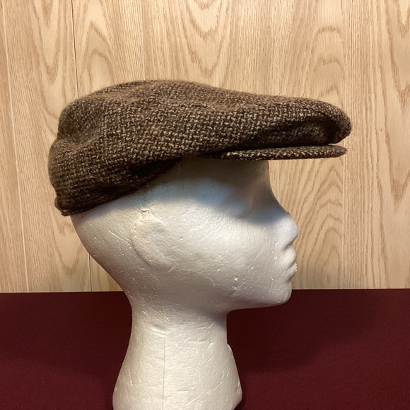 Vintage Stetson Wool Newsboy Hat size large made in USA - Picture 3 of 10